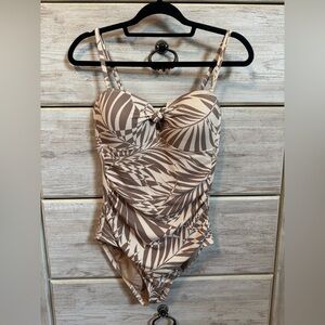 Tropical Neutral One Piece Swimsuit